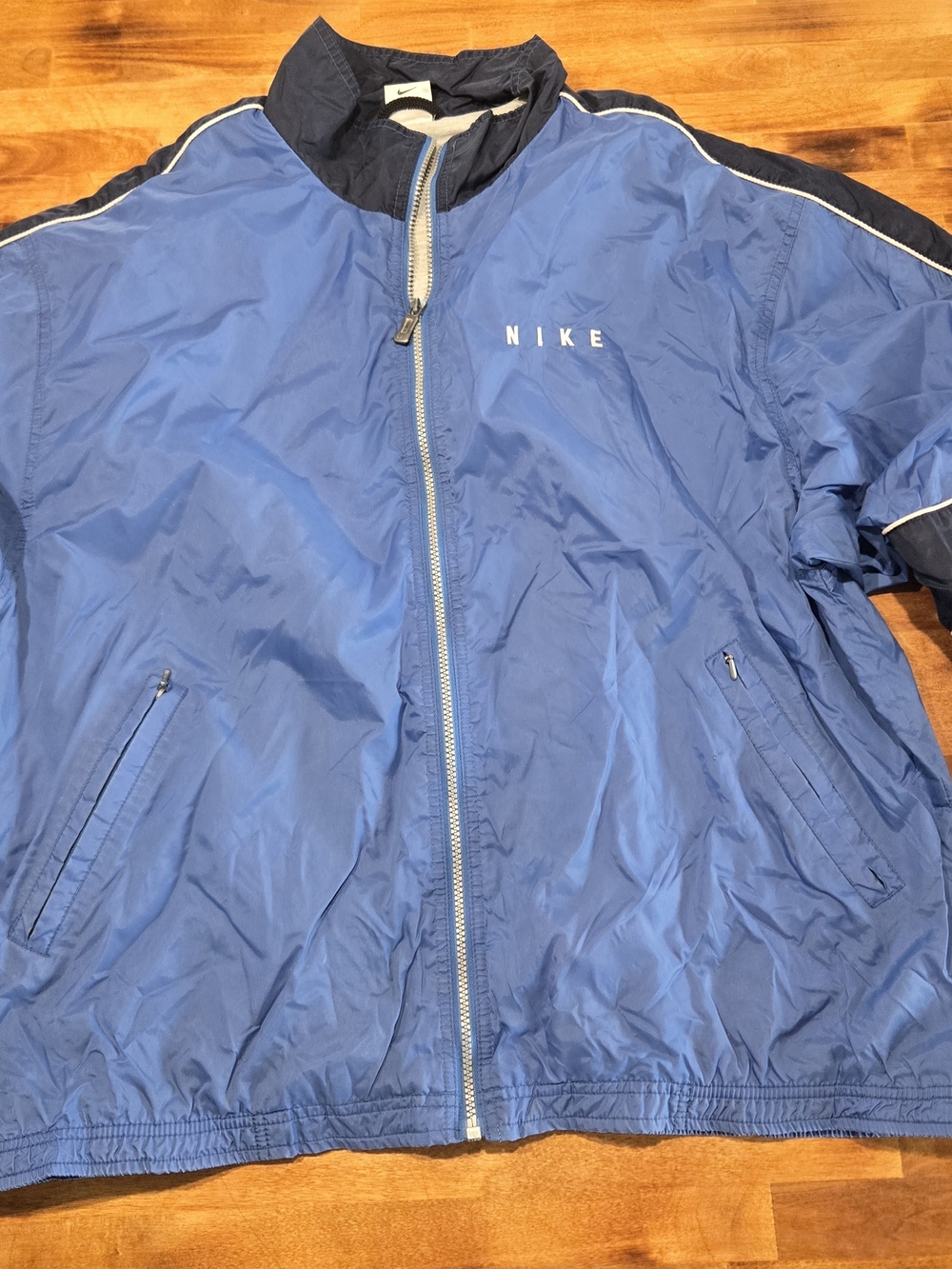 Nike Blue Windbreaker Jacket